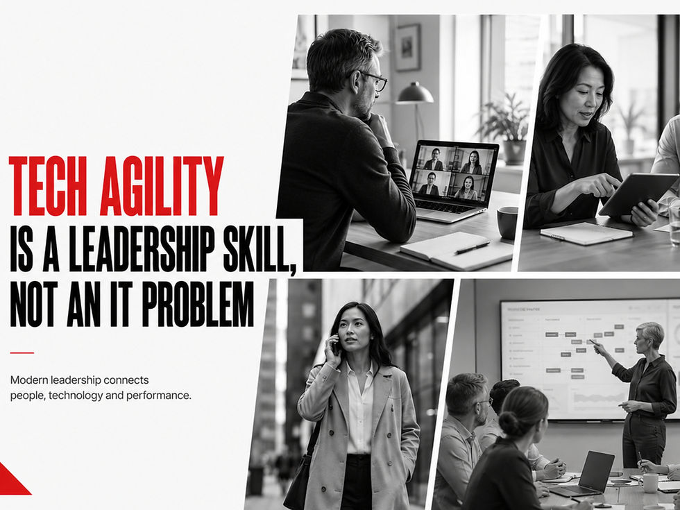 Tech Agility Is a Leadership Skill, Not an IT Problem