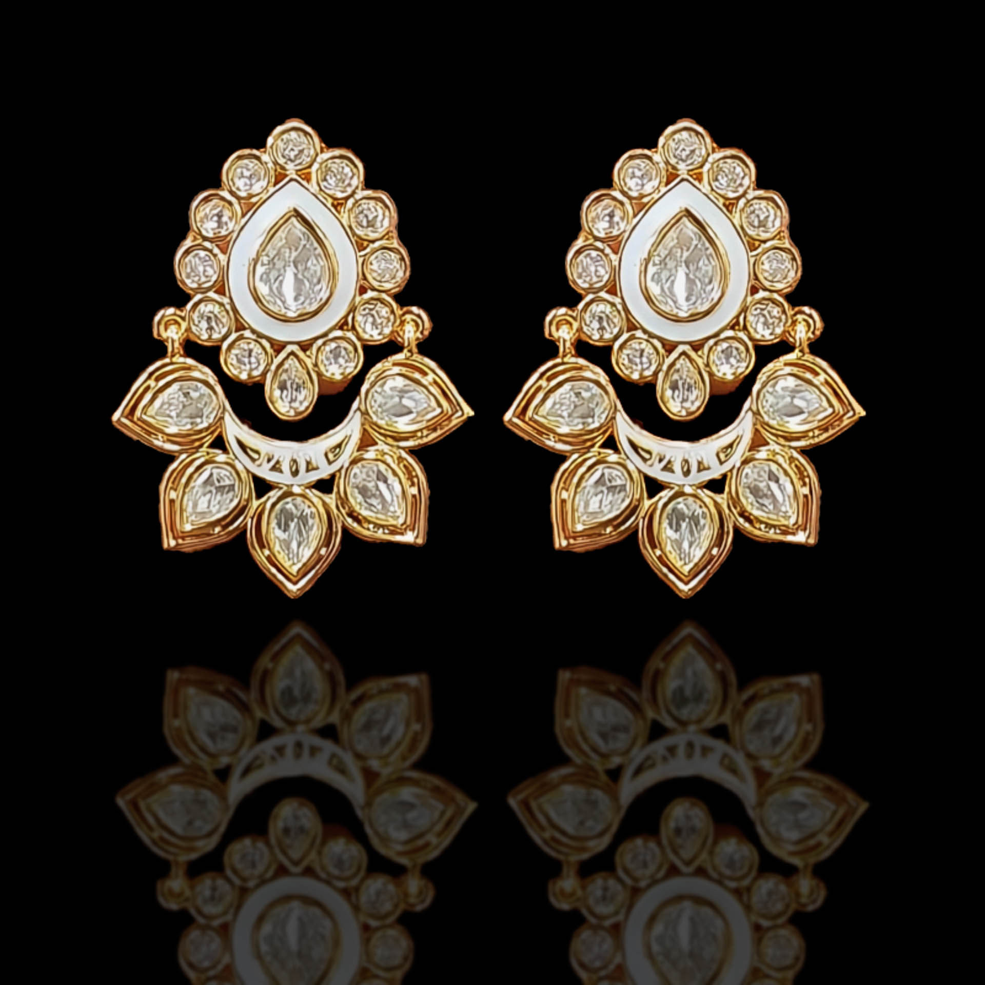 Silver and Gold Sunshine Earrings