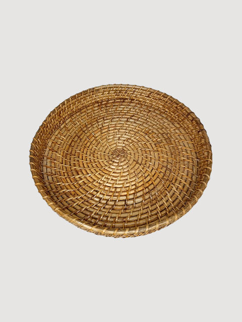 Cane Round Tray (Large)