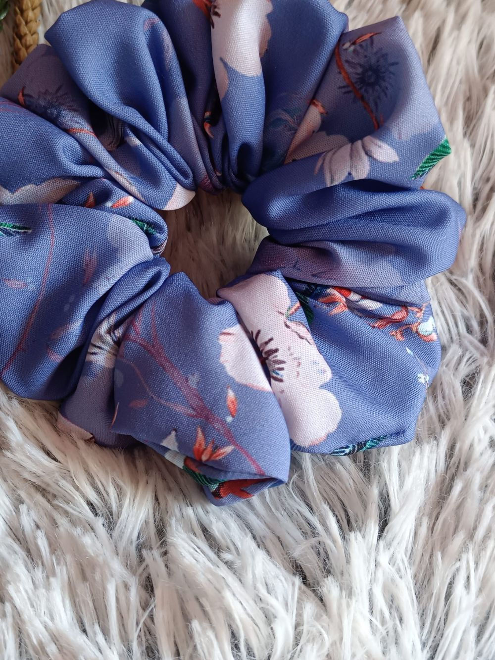 Deep Periwinkle Scrunchie