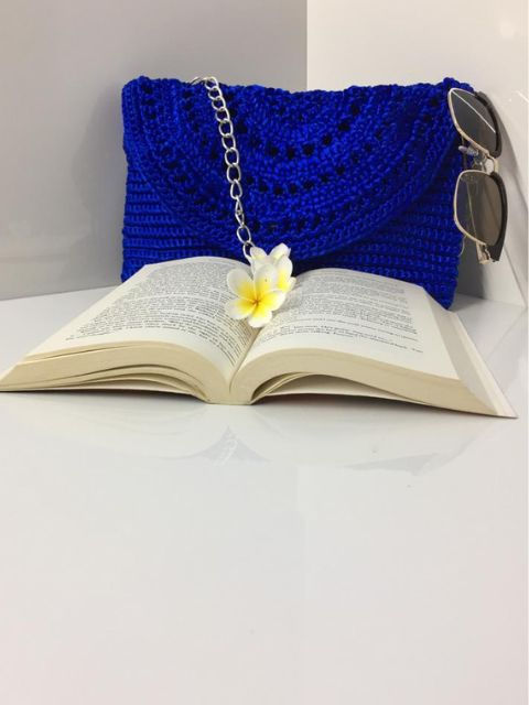 Navy Blue Trendy Shoulder Bag