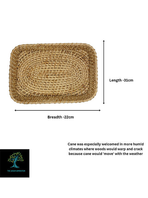 Thumbnail: Cane Square Tray(Medium)