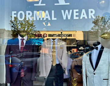 A Touch of Class Formal Wear Window