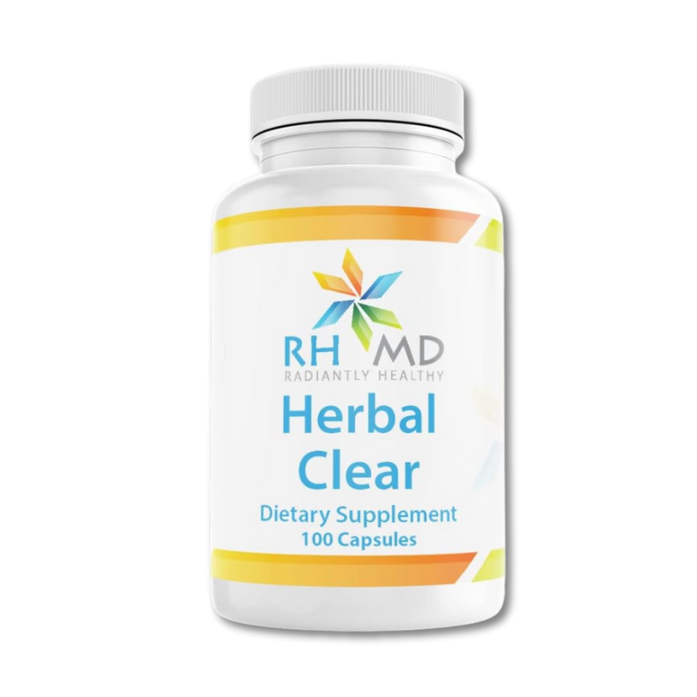 RHMD Herbal Clear 100 Capsules - Probiotics + Botanicals Supplement