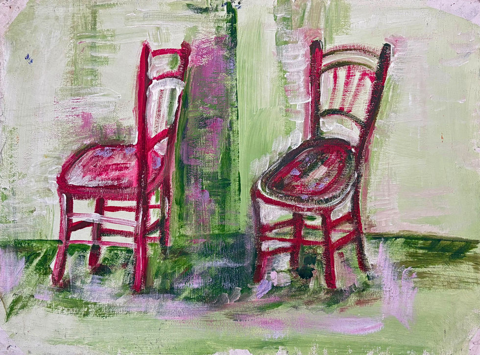 Nature Morte 25 Les chaises rouges