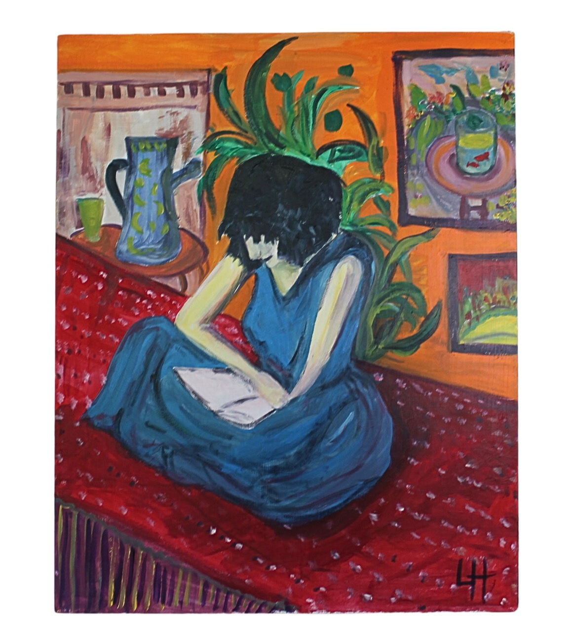 Eulalie ... lit / Darling ... is reading