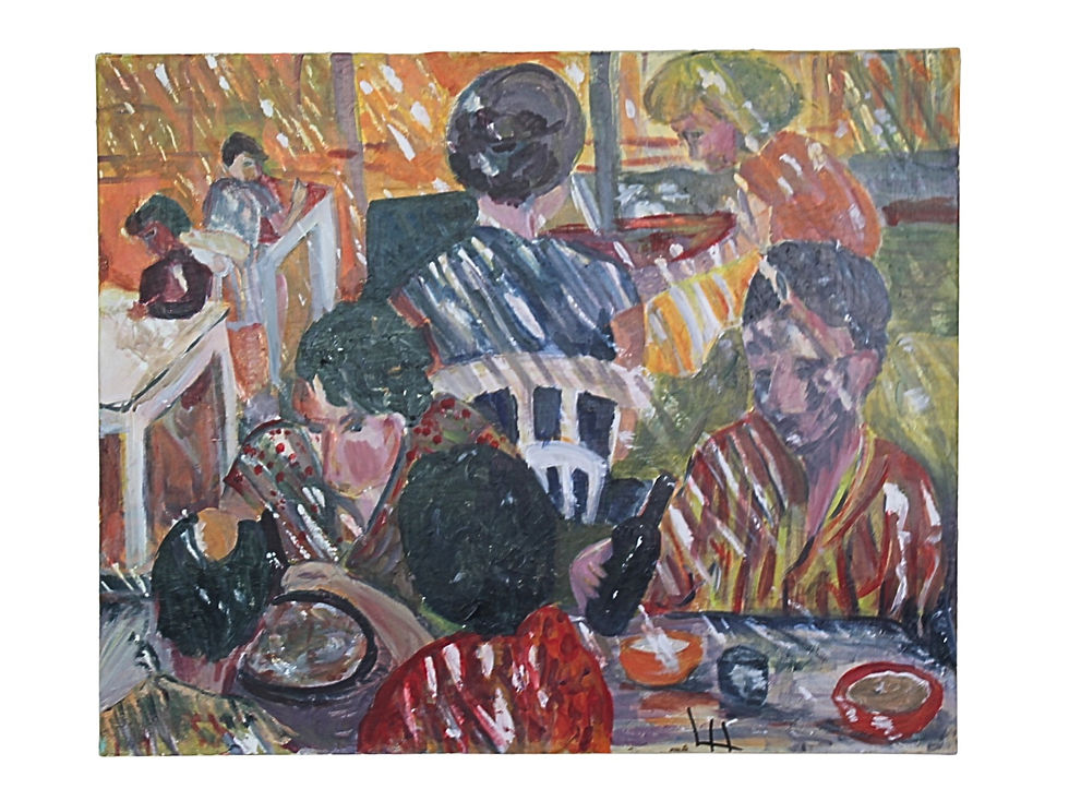 Sous la pergola / Sitting under the pergola