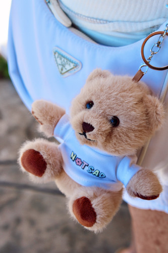 Angel Baby Bear Keychain
