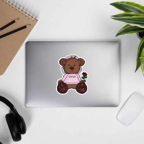 Romeo Bear Bubble-Free Stickers