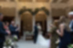 A bride and groom kissing as they renew their vows in front of family and friends after Covid prevented the wedding they'd hoped for in 2020. Marc Le Galle photography