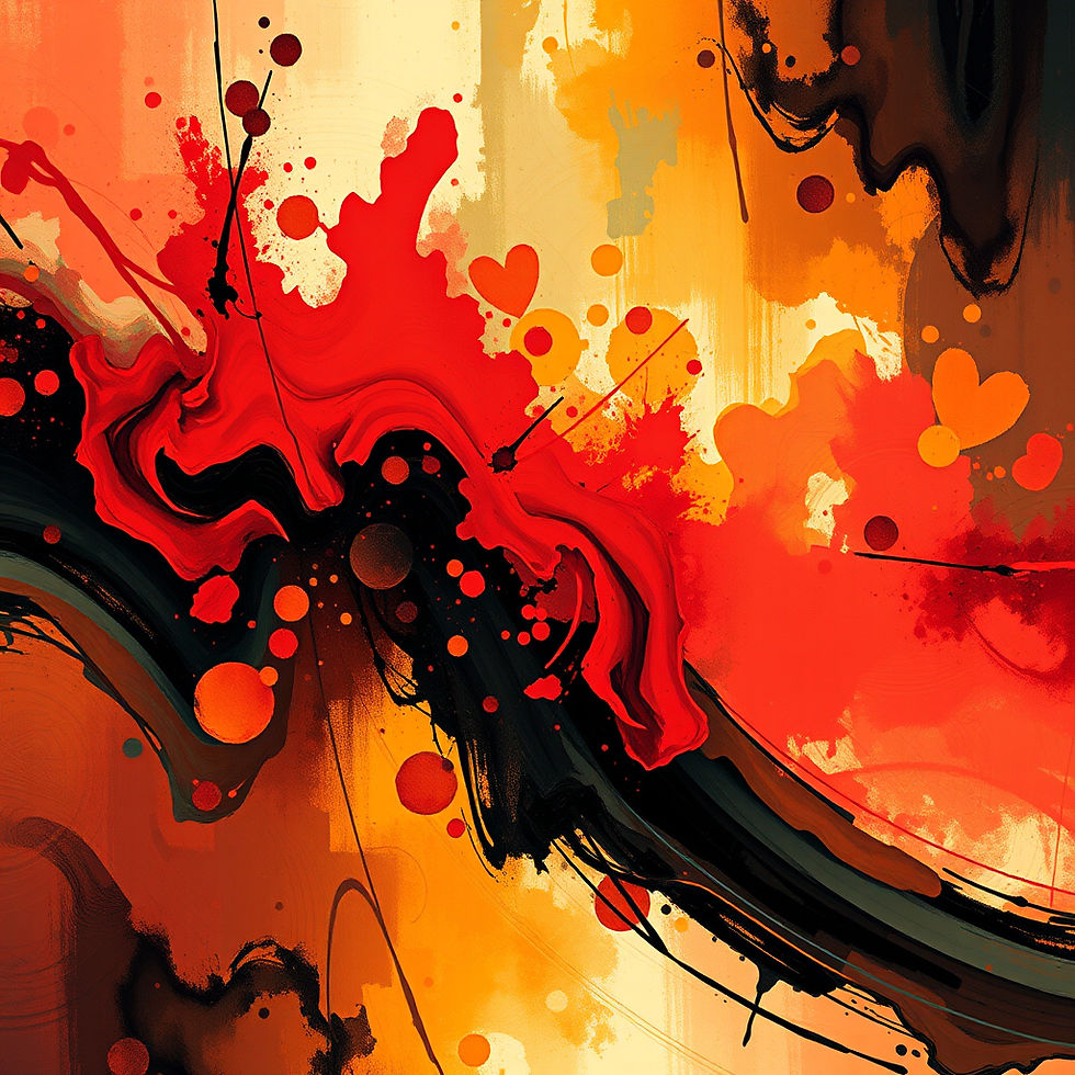 you are a master artist- create an image that is a nice background for an intense and uniq