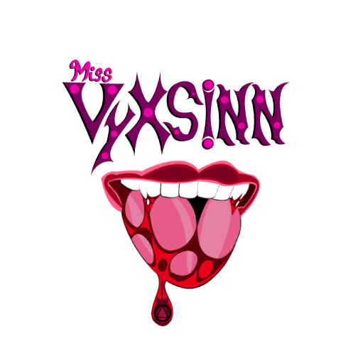 miss vyxsinn typography and logo
