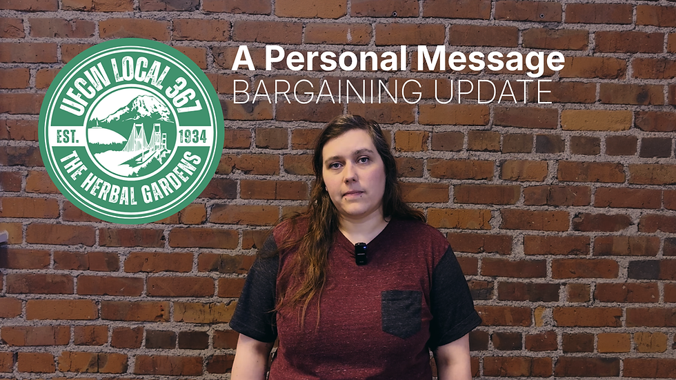 THG Bargaining Update - June 18th, 2026