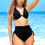 Thumbnail: High Waist Ruched Bikini