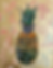 Thumbnail: Pineapple on Gold Leaf w/White seed pods