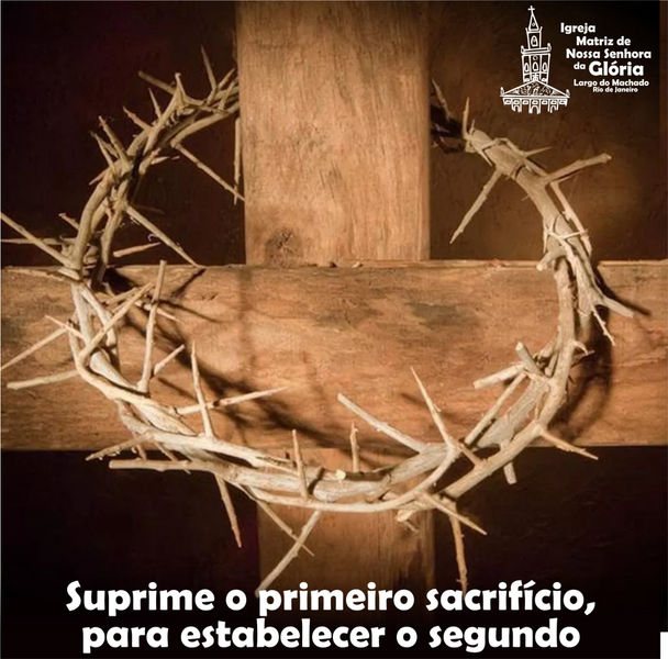 Suprime o primeiro sacrifício para estabelecer o segundo.