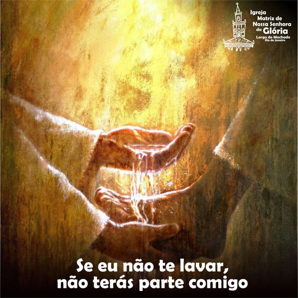 Se eu não te lavar, não terás parte comigo.