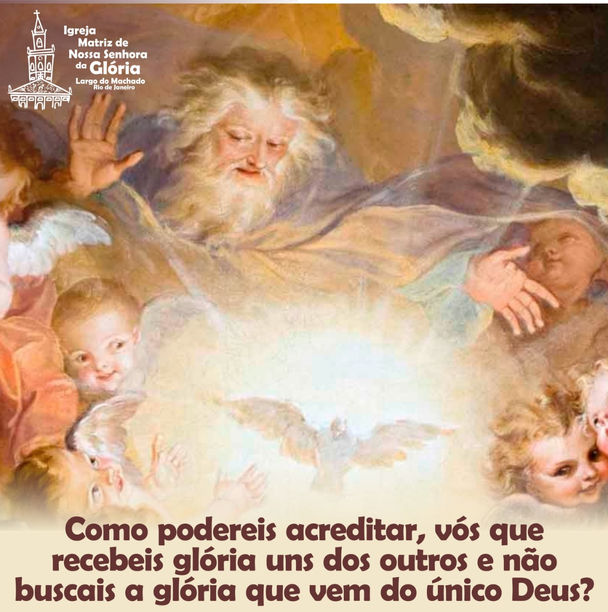 Como podereis acreditar, vós que recebeis glória uns dos outros e não buscais a glória que vem do ún