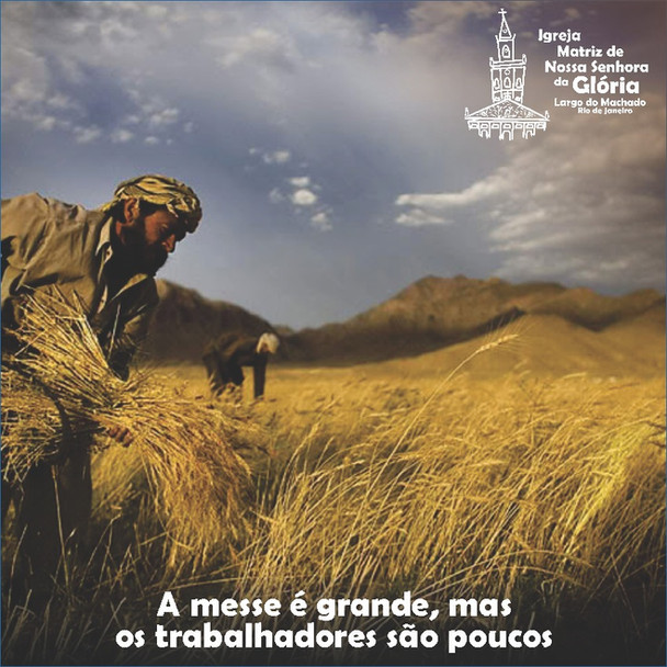 "A messe é grande, mas os trabalhadores são poucos.” Lc 10,2