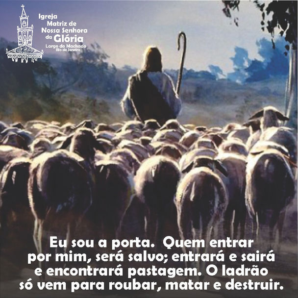 “Eu sou a porta. Quem entrar por mim, será salvo; entrará e sairá e encontrará pastagem.
