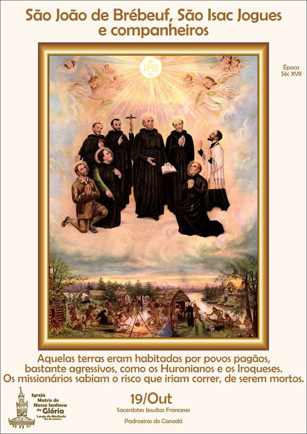 São João de Brébeuf, São Isaac Jogues Presbíteros e companheiros Jesuítas, Mártires Canadenses