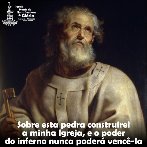 Sobre esta pedra construirei a minha Igreja, e o poder do inferno nunca poderá vencê-la.