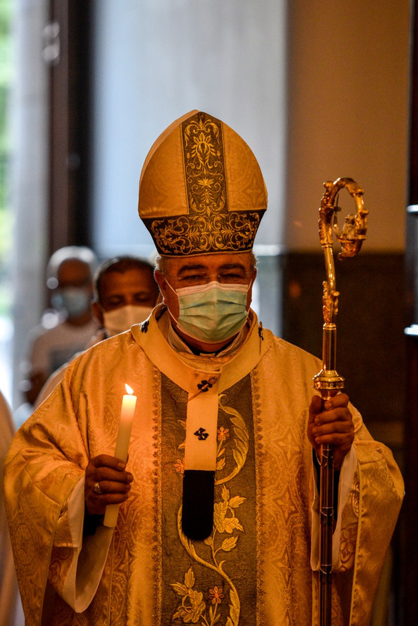 Dom Orani Tempesta celebra a festa da Apresentação do Senhor na Paróquia Nossa Senhora da Glória