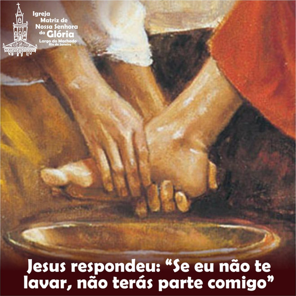 Jesus respondeu, "Se eu não te lavar, não terás parte comigo".