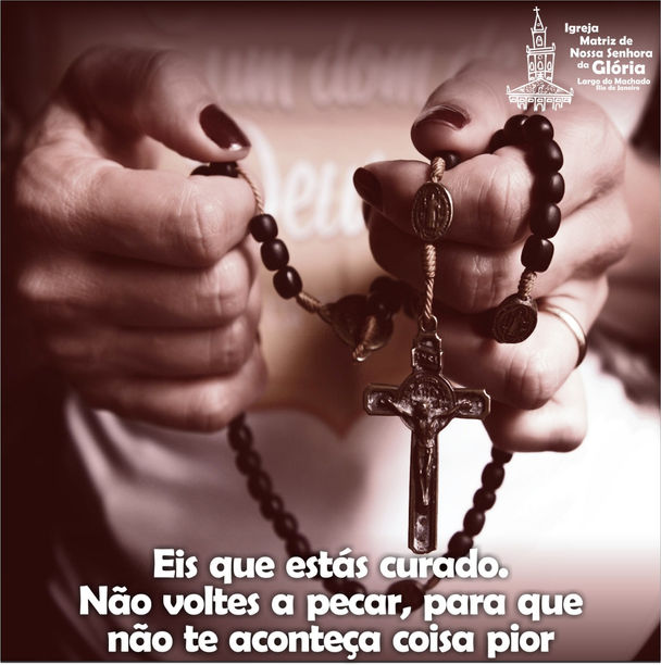 Eis que estás curado. Não volte a pecar, para que não te aconteça coisa pior.