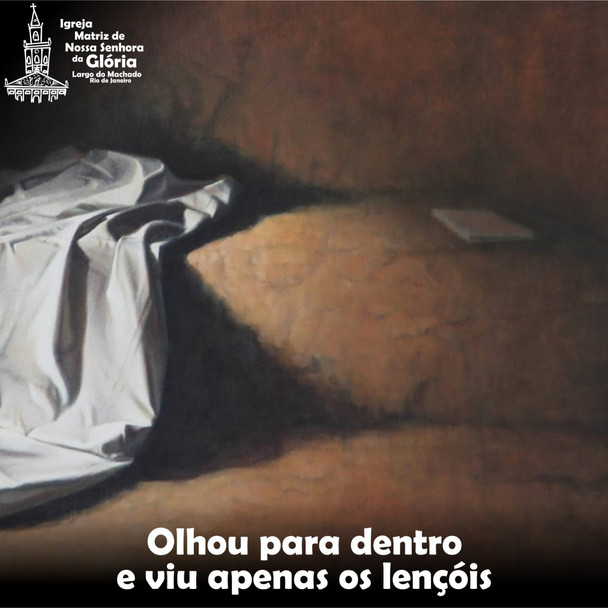 Olhou para dentro e viu apenas os lençóis.
