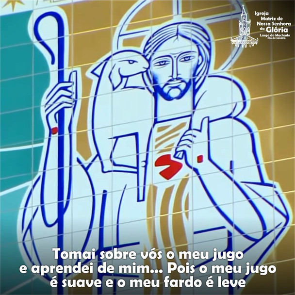 Tomai sobre vós o meu jugo e aprendei de mim... Pois o meu jugo é suave e o meu fardo é leve. (Mt 11
