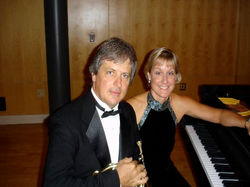 Kelly and I, recital at University of Maryland, 2001