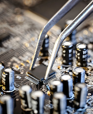 Computer Circuit Board Macro