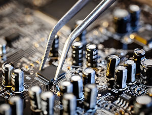 Macro Computer Circuit Board