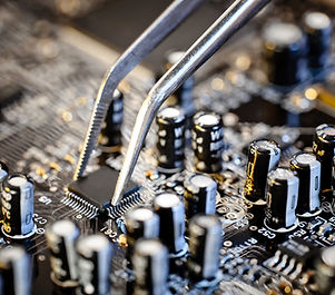 Macro Computer Circuit Board