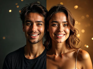 Confident woman smiling naturally showing inner beauty and self-belief