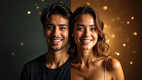 Confident woman smiling naturally showing inner beauty and self-belief