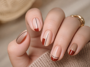 Minimalist Geometry: Xu Hướng Nails Hình Học Tối Giản Cho Mùa Thu 2026