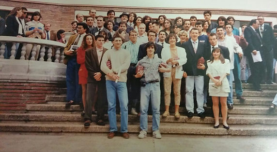 Graduación primera promocion INEF León 1992