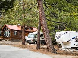 Beautiful campground in the trees