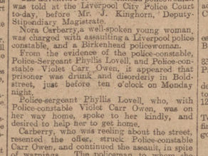 Struck Lady Officer