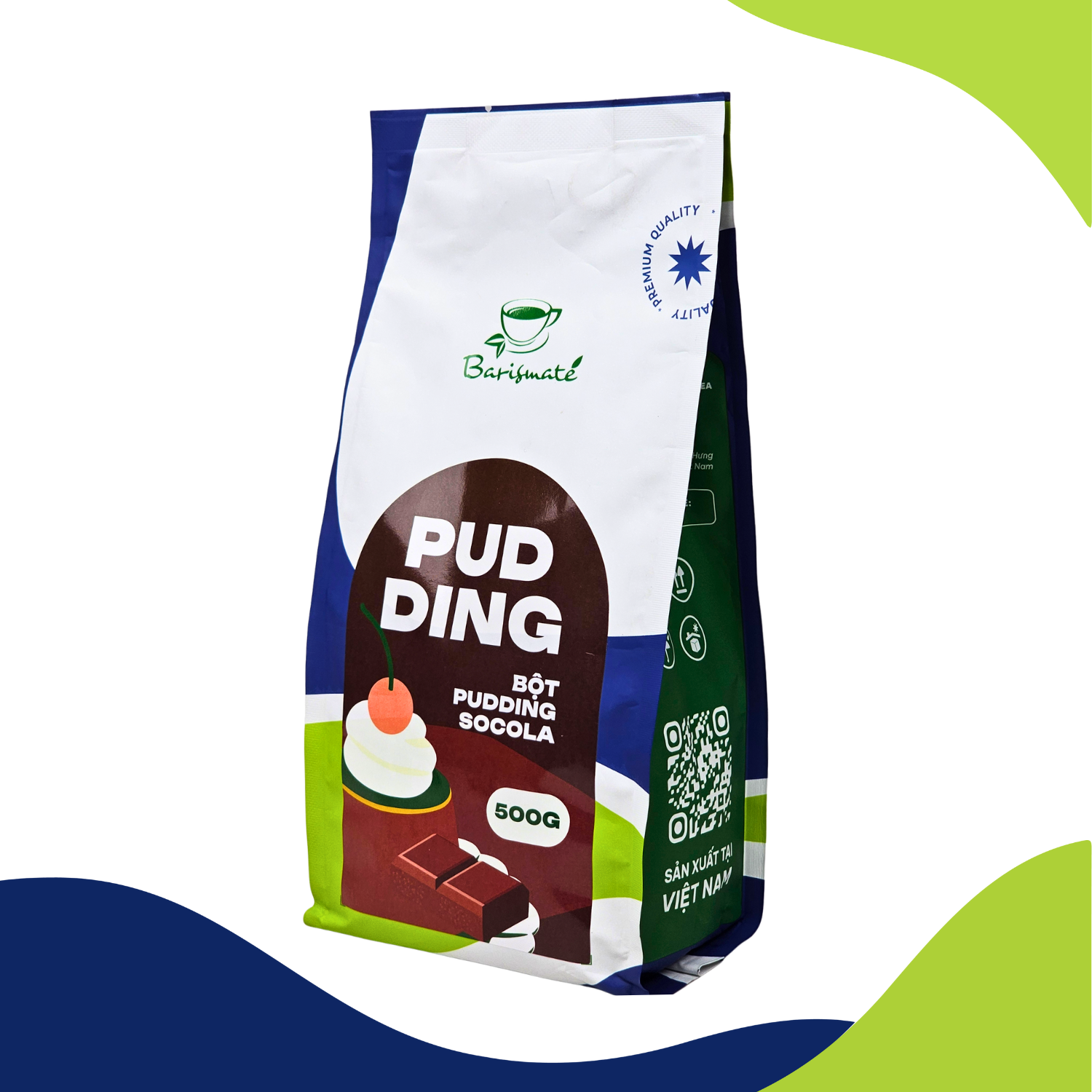 Bột Pudding socola Barismate