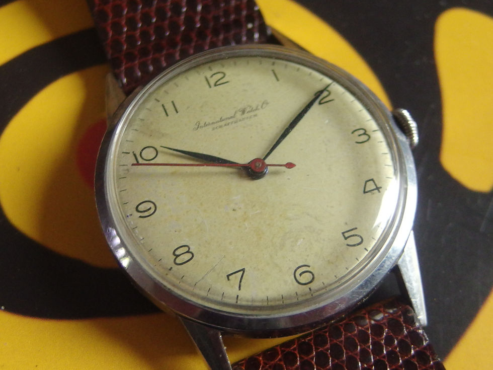 Miniatura: 4590 ORIGINAL VINTAGE IWC INTERNATIONAL WATCH Co IN STEEL, CAL 61, CIRCA 1940
