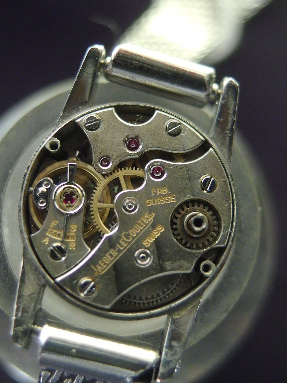 Miniatura: 4448 ORIGINAL VINTAGE JAEGER LECOULTRE BACKWIND 4 LADIES, 1950'IES