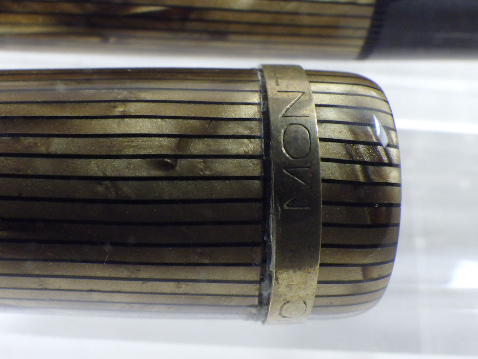 Miniatura: 4051 MONTBLANC WIESE 440 SPAIN MARBRE TIGER S EYE  circa 1950