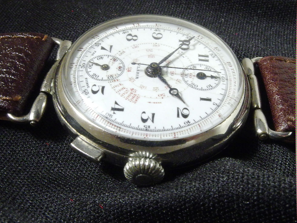 Miniatura: 4091 ANTIQUE WLADIR PIERCE CHRONOGRAPH MONOPUSHER, 1930