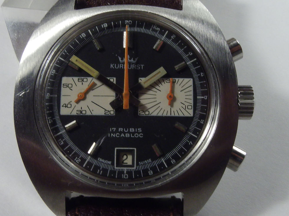 Miniatura: 2975 VINTAGE KURFÜRST CHRONOGRAPH, 1970'IES, VALJOUX 7784