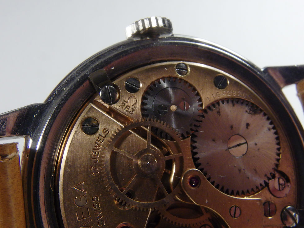 Miniatura: 4013 RARE  BIG OMEGA  IN STAINLESS  STEEL, CENTER SECONDS, CALIBER 283, 1948
