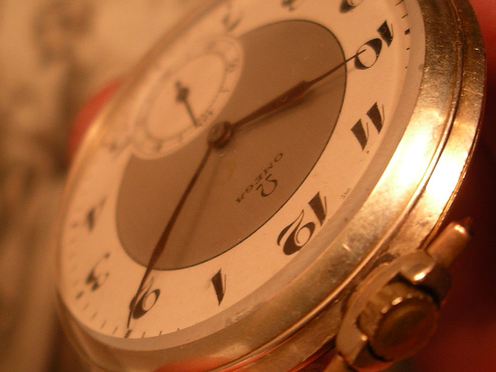 Miniatura: 9052 VINTAGE OMEGA ART DECO POCKET WATCH, 1918.