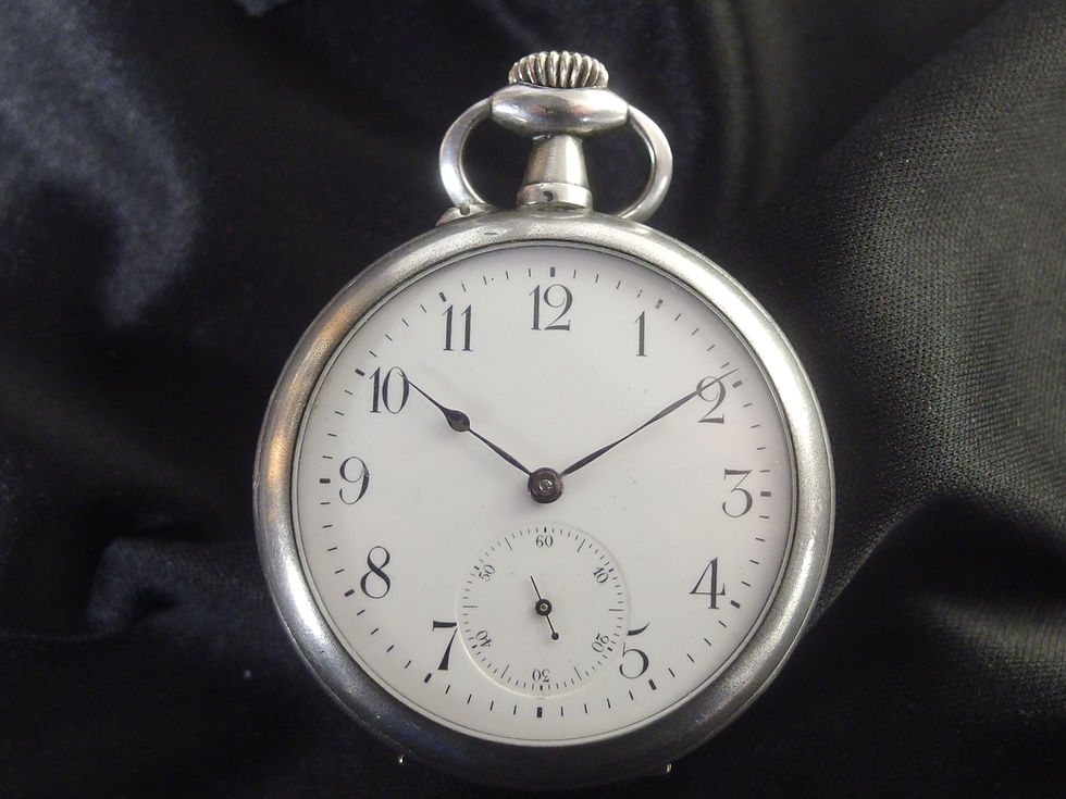 Miniatura: 4292  ORIGINAL RARE RELIGIOUS POCKET WATCH JESUS CHRIST IN STERLING SILVER, 1880